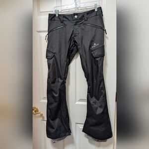 Burton Indulgence Dryride Snowboard Ski Pants Women's Size XS Black